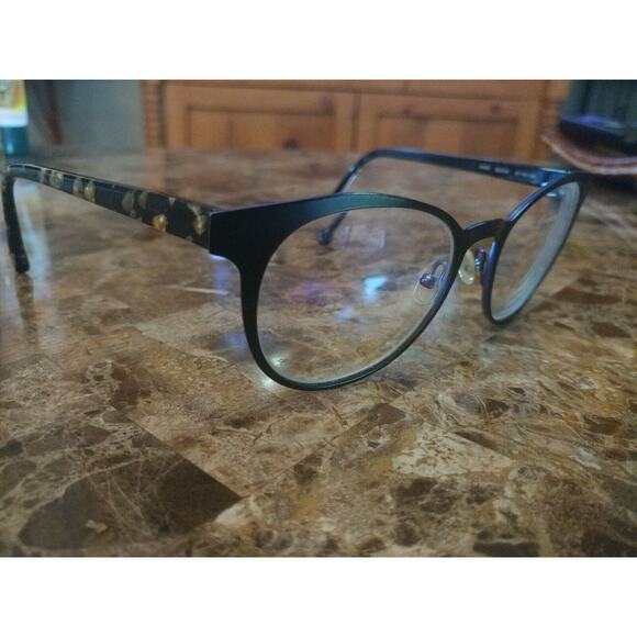 Jonathan Adler JA 505 Eyeglasses 51-18-145 Black / Tortoise Frames - Picture 2 of 11